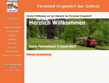 Tablet Screenshot of ferienlandcrispendorf.de